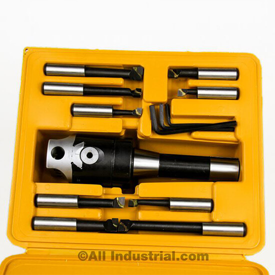 Large Fly cutter Mill Cutter 5.470" w/ removable R8 shank, 1/2" cutter