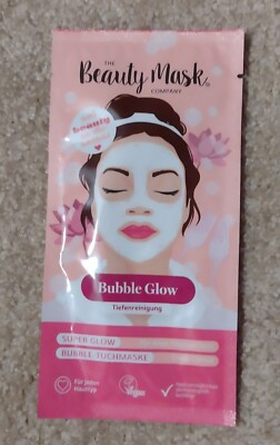 Beauty Mask Bubble Glow Tiefenreinigung Super Glow Tuchmaske Jeder Hauttyp Neu