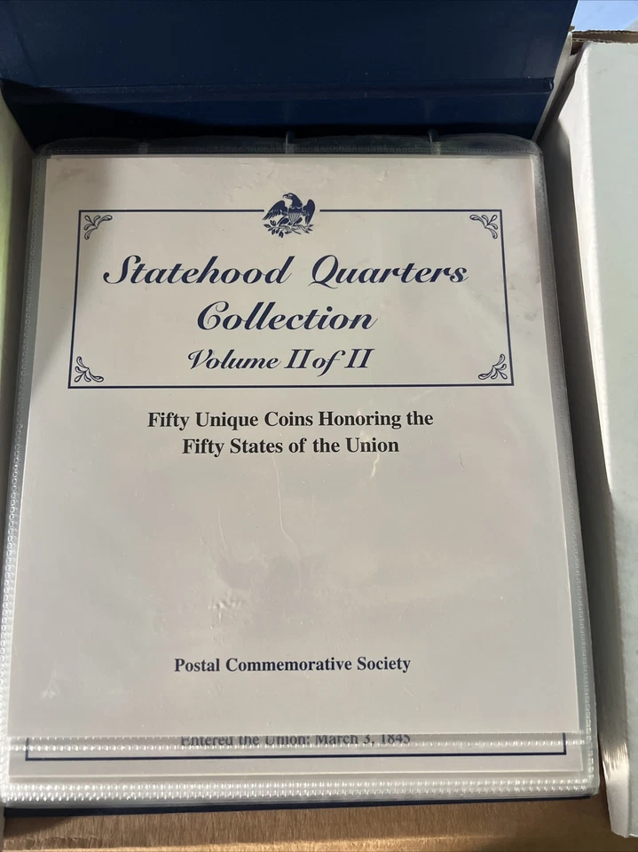 Postal Commemorative Society Statehood Quarters Collection, Volumes 11of 11 - Image 2 of 4