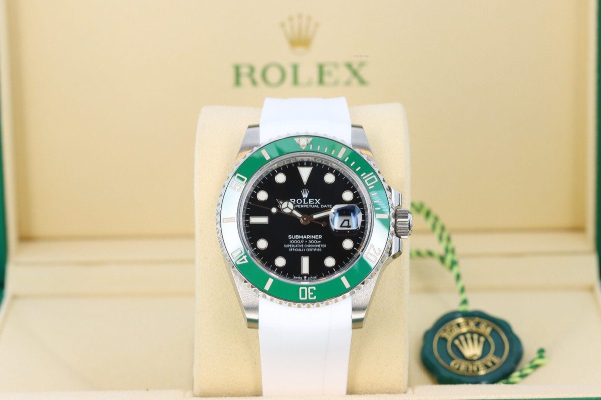 Rolex Submariner Date 41mm Starbucks Kermit White Hulk Madrid