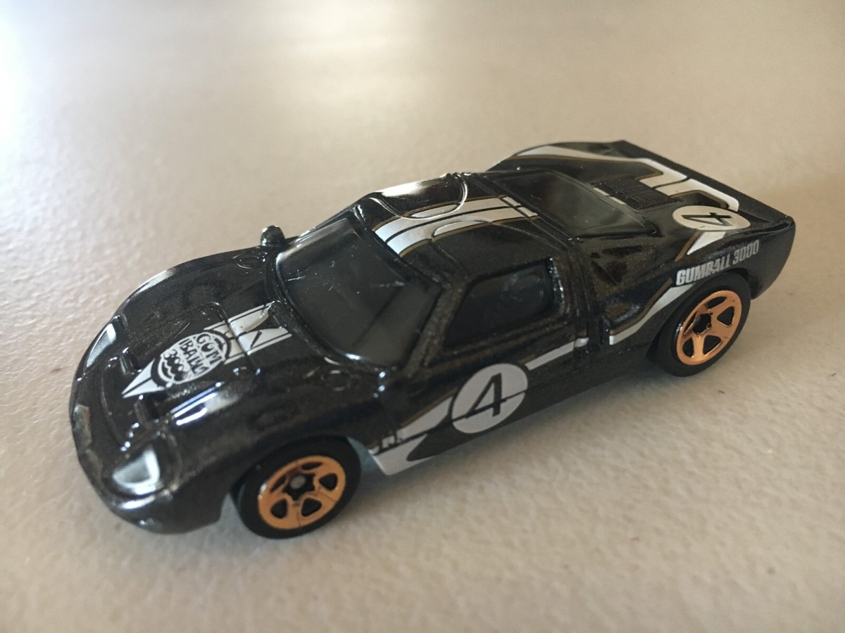 Hot Wheels Ford GT40 Black Gumball 1/64 LOOSE - Main Image