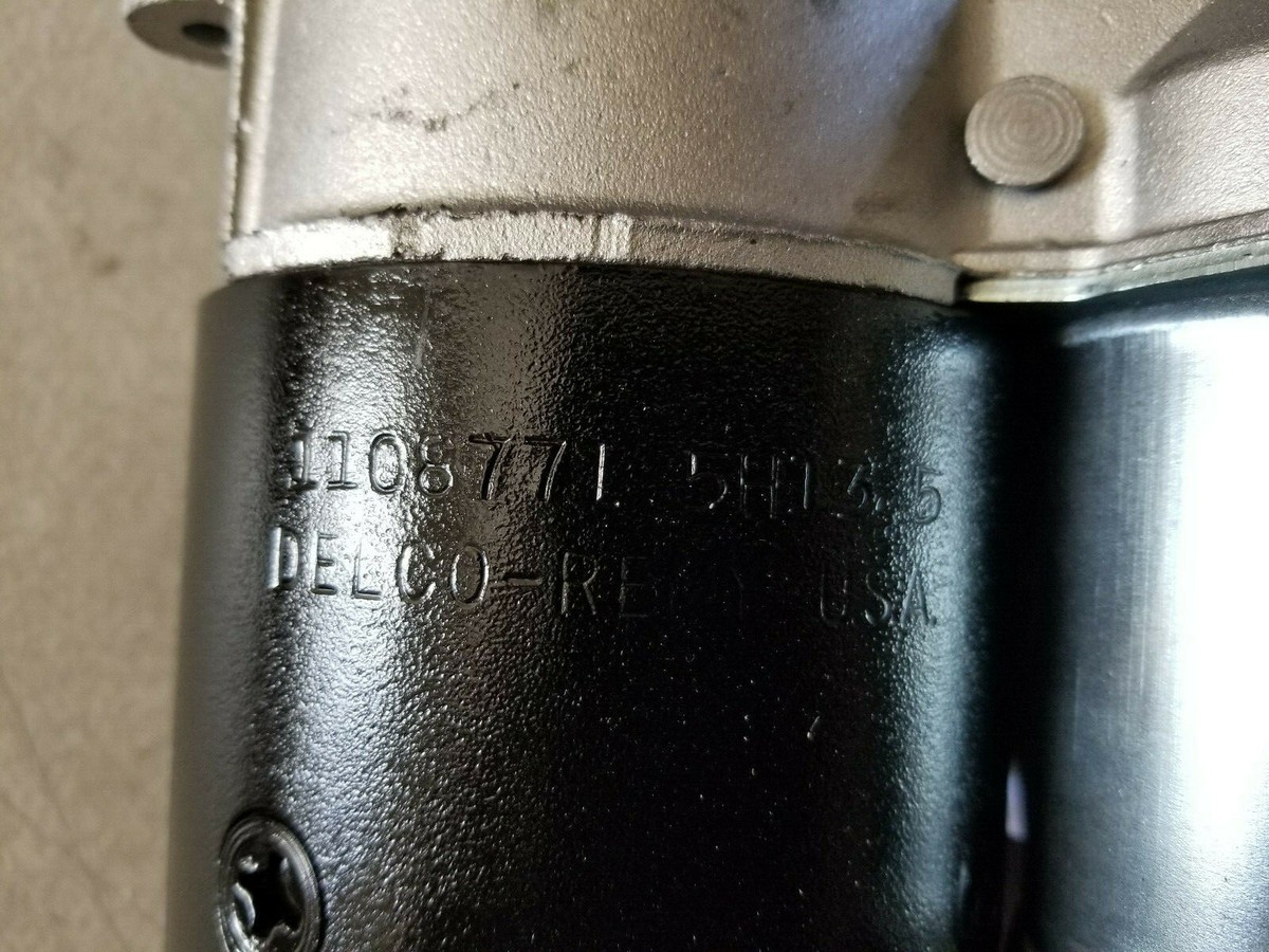 むぎちょこ Delco Remy Starter For Monza, Vega, Pontiac 1975-1977 OEM