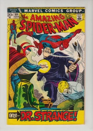 AMAZING SPIDER-MAN #109 VG- 3.5 MARVEL COMICS 1972