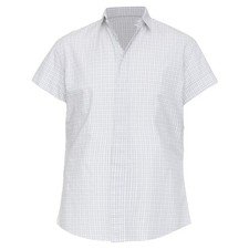 Dior Homme Pinstripe Fine Grid Cotton Poplin Shirt Men Grey Size 39