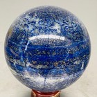 Natural Lapis lazuli Sphere Quartz Crystal Ball Reiki Healing 1040G — photo 3