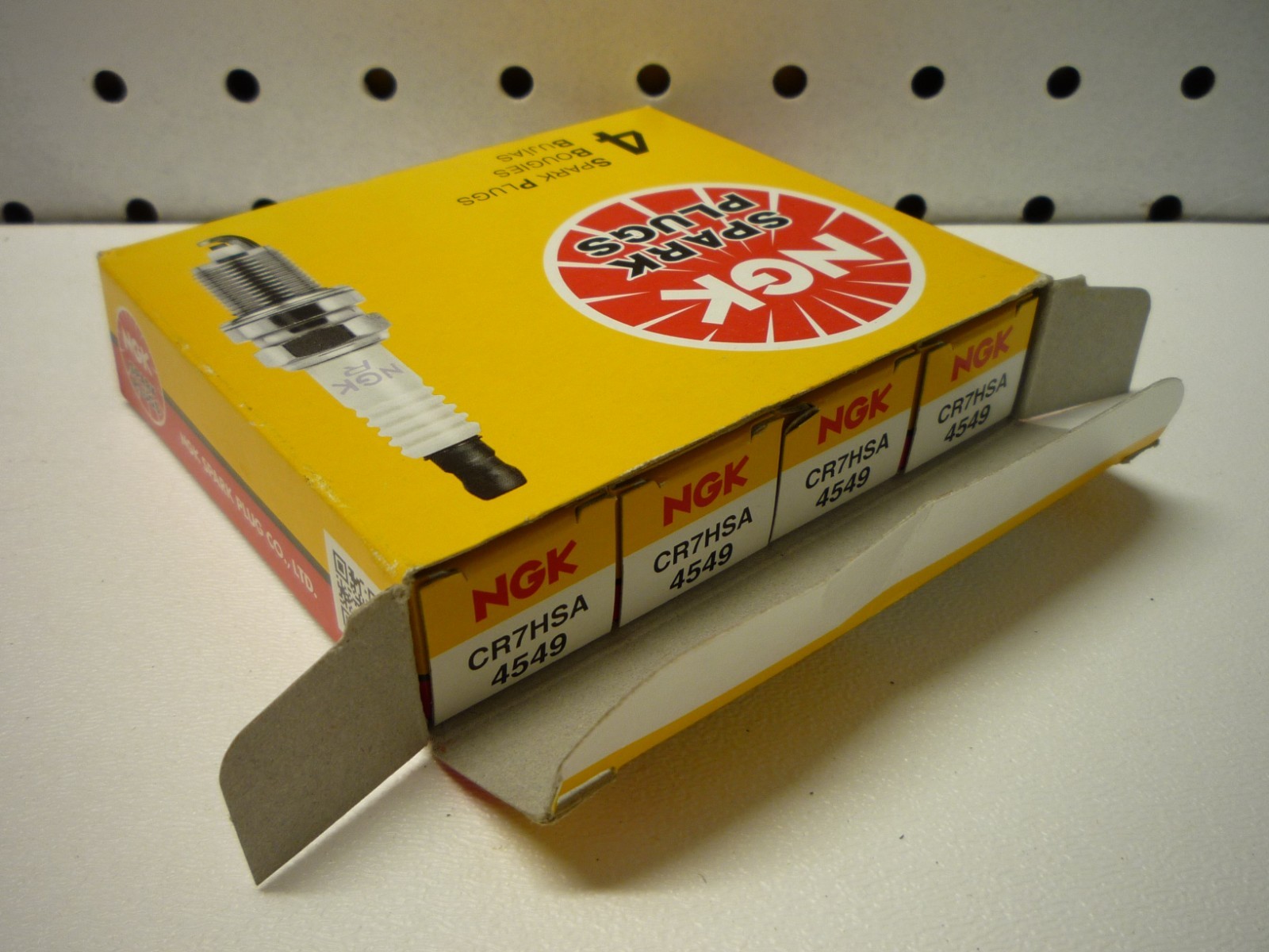 NGK Spark Plugs Plug Set of 4 Units New Set CR7HSA 4549