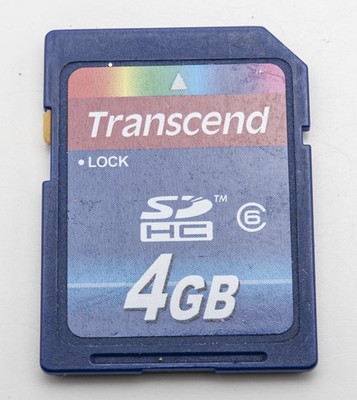 Transcend 4GB SDHC Karte 6 Karte Speicherkarte memory card