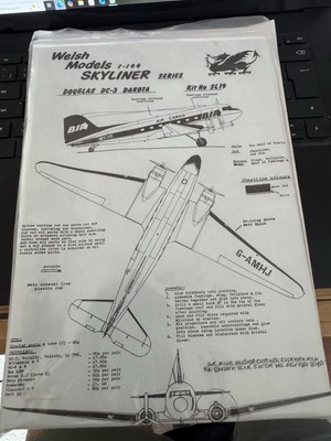 Avion Miniature Wiking 1/200 - DC-3 Dakota USA - Rare (SSK28) - Occasion