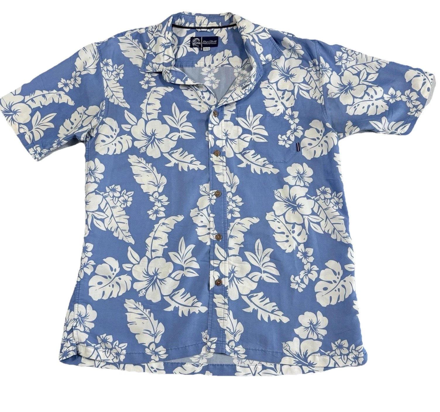 Jack O'Neill Mens Floral Button-Up Shirt Blue White Hawaiian M MASH Alan Alda
Opens in a new window
