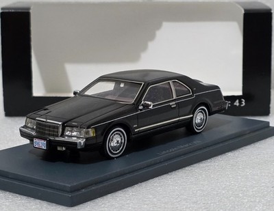 Lincoln Mark VII Coupe 2-Türer 1984 schwarz 1:43 Neo NEO45500 Resin Modellauto
