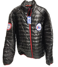 76ers Puffer Jacket Mens XL NBA Basketball 2012 Eastern Conference NOS