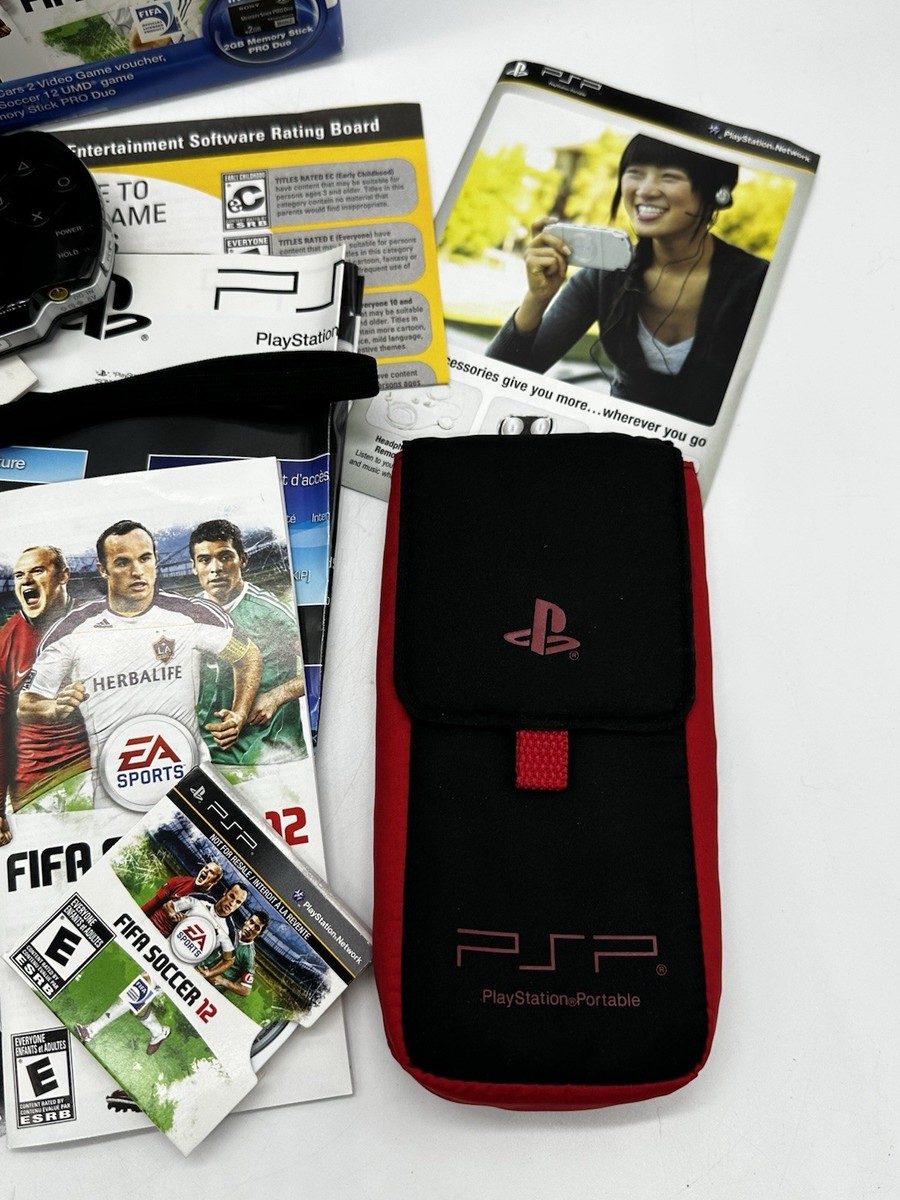 Sony PlayStation Portable PSP 3000 Handheld + Cars Fifa 12 Bundle