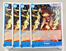 ST25 OP09-051 Buggy Reprint Starter Deck 25: BLUE Buggy - One Piece CCG x4