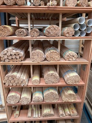 Holzleiste Kiefer/Fichte Stärke 0,5/1/1,5/2 mm Länge 1000 mm AB-Sort. (VE 10 St)