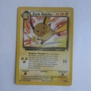 Dark Raichu 英語版 7/110 Dark Raichu - 7/110 - Secret Holo Rare Team Rocket Unlimited