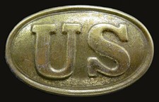 US United States Civil War Reenactment Vintage Belt Buckle