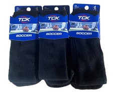  Lot of 3 TCK Medium - Women 7-10 Men 6-9 Pro Sport Over Calf Tube Socks NEW
