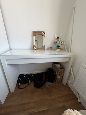 IKEA Malm Schminktisch Frisiertisch 120x41cm Weiß