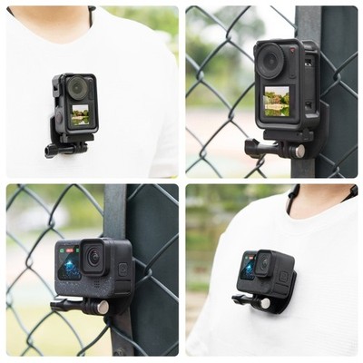 Action Camera Holder, Secure Chest Mount for POV Videos Filming