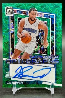 2023-24 Panini Donruss Optic OPTI-GRAPHS- Jalen Suggs GREEN SCOPE AUTO (#OG-SUG)