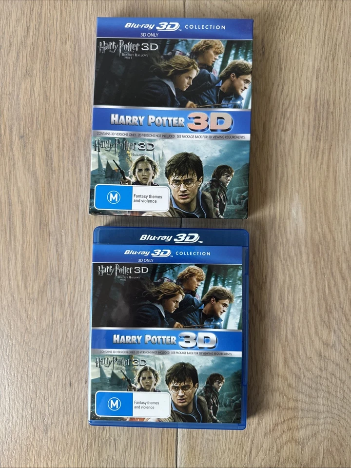 Harry Potter Deathly Hallows Part 1 & 2 3D Only Blu-rays Pre Owned - Image 3 of 4