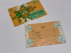 Teenage Mutant Ninja Turtles 2 TMNT Boxed Nintendo Famicom FC Japan import