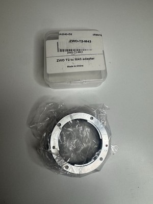 ZWO T2 To M43 Adapter (ZWO-T2-M43)