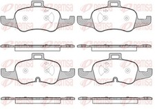 REMSA Bremsbelagsatz Scheibenbremse 1653.00 für FV3 AUDI TT FVP Roadster FV9 FVR