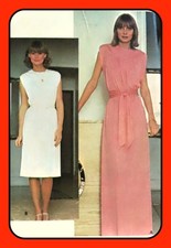 Misses DRESS Pattern MAXI or Knee McCall's 5047 Vtg 70s Size 10-12