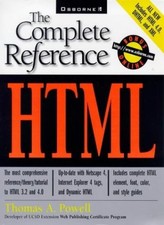 HTML: The Complete Reference By Thomas A. Powell. 9780078823978