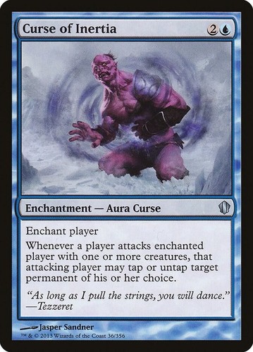 x1 Curse of Inertia x1 MTG Commander 2013 Magic The Gathering