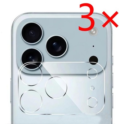 3PC Camera Lens Protector for For iPhone 17 16 15 14 16e Pro Max Plus Protective