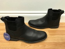 Timberland Fitchburg Black Leather Chelsea Boots UK Size 8