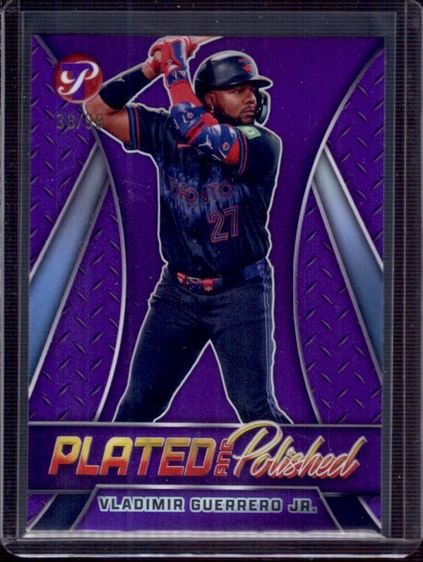 VLADIMIR GUERRERO JR 2025 Topps Pristine Plated & Polished Purple