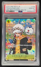 2025 One Piece Japanese School Vol. 10 106 Trafalgar Law PSA 10