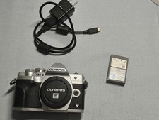 Olympus OM-D E-M10 Mark IV 20MP Mirrorless Camera - Silver  Body Only 