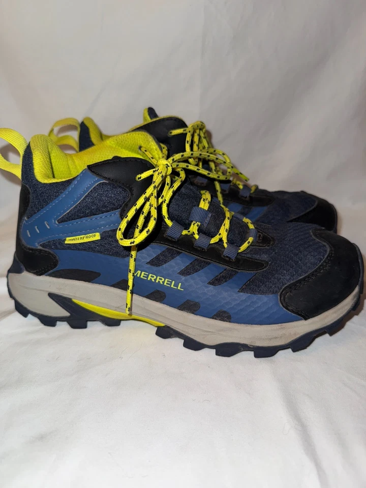 Merrell Moab Speed 2 Mid MK267548 Niños Botas de Senderismo 6 M Azul Marino Botas Impermeables Foto 3 de 4