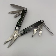 Leatherman USA Micra Multitool in Green Scissors/Blade/File More! - 8-12