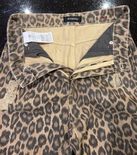 Plinko Ladies Jeans Leopard Print EU26 Brand New No Tags