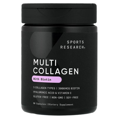 Multi Collagen With Biotin, 90 Capsules