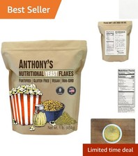 16 oz Nutritional Yeast Flakes - Plant-Based Protein, Gluten Free