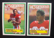 SAN FRANCISCO 49's      1983 Topps Football     Freddie Solomon    Dwight Hicks