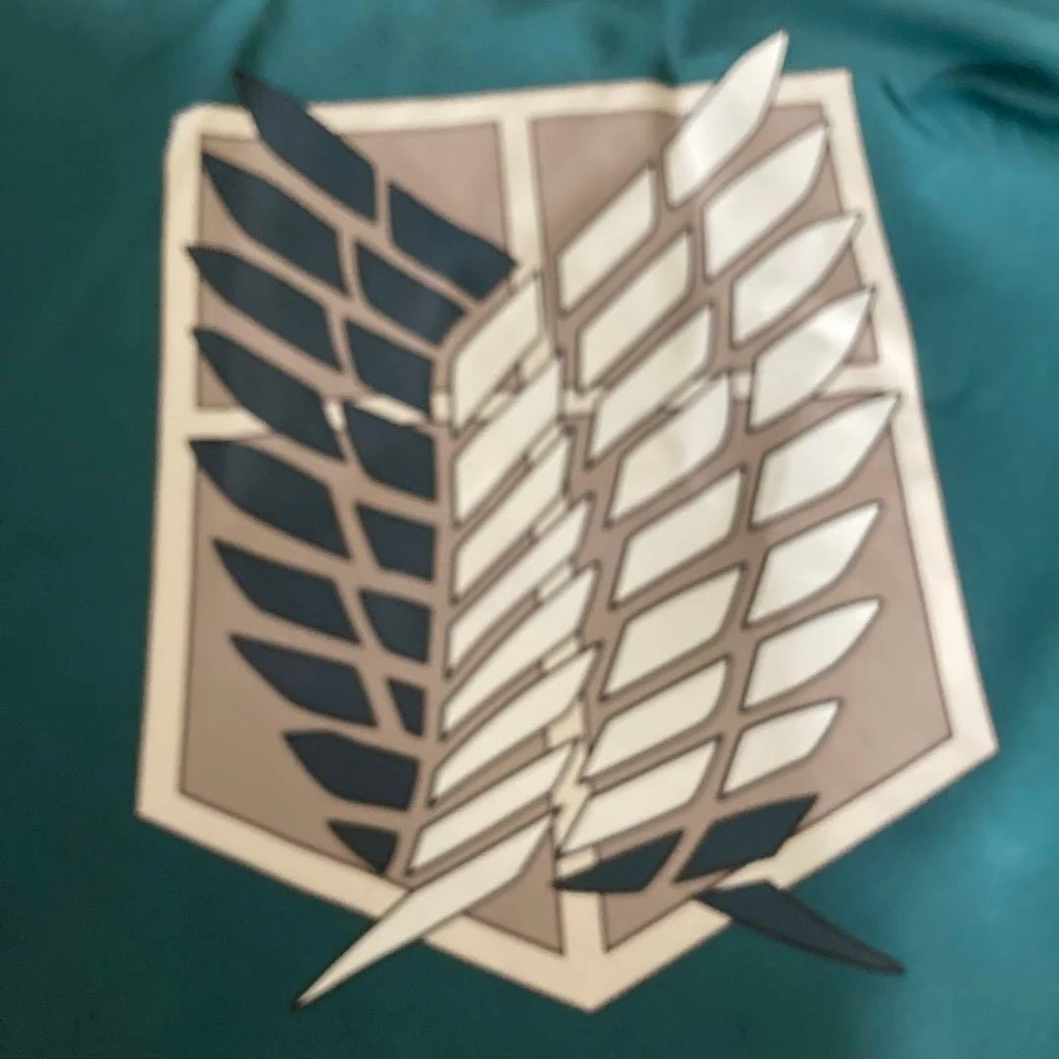 Attack on Titan Eren Jaeger Cosplay Cape Green Hooded Cloak Anime Costume - Image 4 of 4