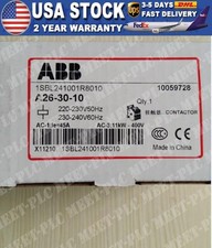 New A26-30-10  ABB AC contactors AC24V、110V、200V、220-230V US Free TAX