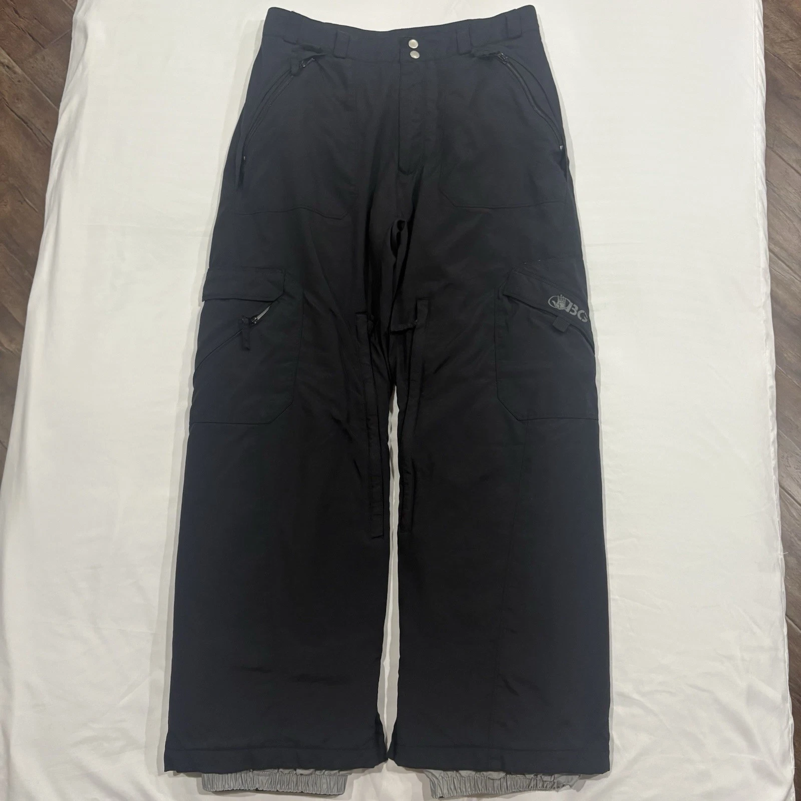Body Glove Black Snow Pants Mens Medium Insulated Ski Snowboard Winter Pants