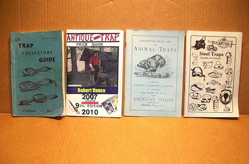 Steel Traps Obsolete And Antique By Robert Vance. Plus 3 others Collector Books