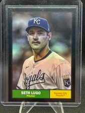 Seth Lugo [Black Foilboard] 2024 Topps Archives 1961 Topps #6 Kansas City Royals
