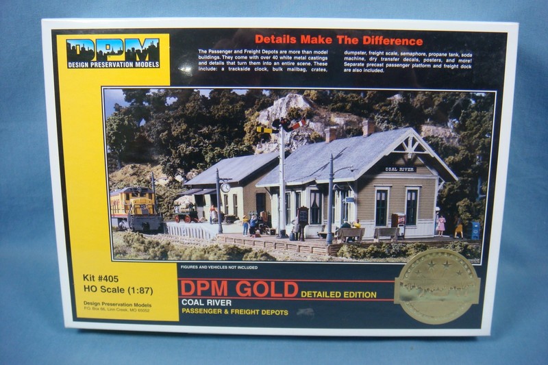 HO DPM Gold Coal River Passenger & Freight Depots Building KIt Sealed A2