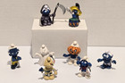 SMURFS Halloween Monsters 8-Figure Lot! Schleich 2005 Peyo Smurf PVC New w/ Tags