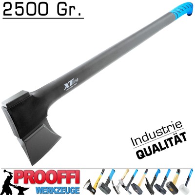 Premium Holz Axt Spaltaxt Holzbeil Forstaxt Hand Beil 2500 Gr Ultra Leicht ERGO